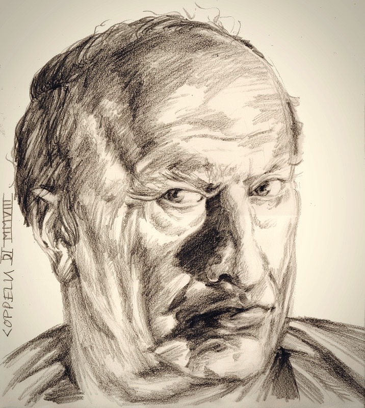 Bleistiftportrait von Cicero